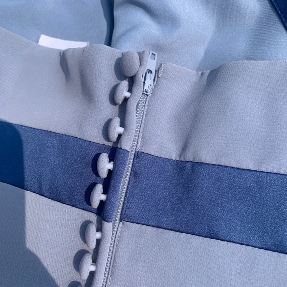 New Alfred Angelo bridesmaid top Size 12 cornflower - Picture 5 of 7